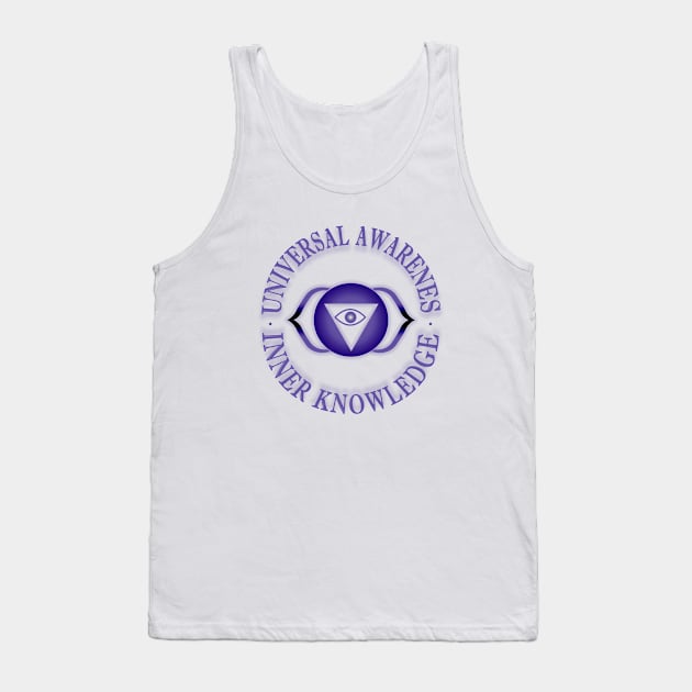 Third Eye chakra Tank Top by Gaspar Avila